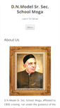 Mobile Screenshot of dnmodelschoolmoga.com